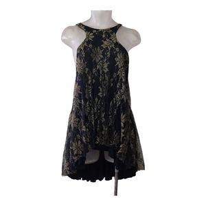 Free People Halter Lace top Size L